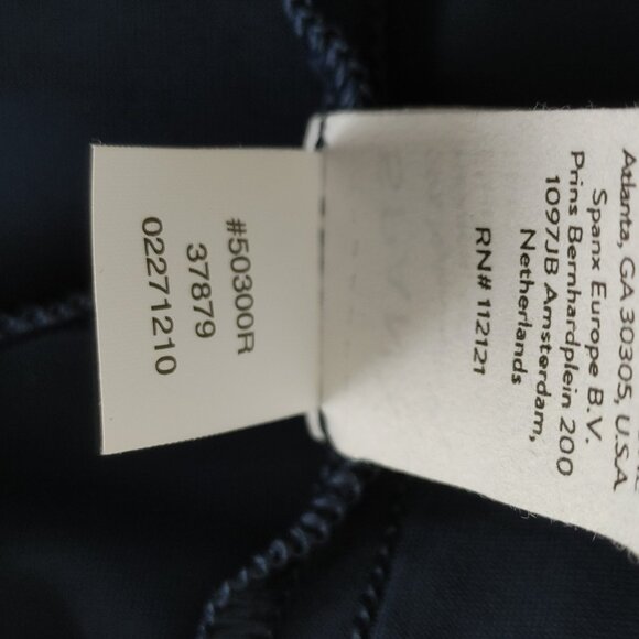 Spanx Sunshine 6" Pull On Skort UPF 50+ Midnight Navy Blue Women's Size L - Picture 12 of 16